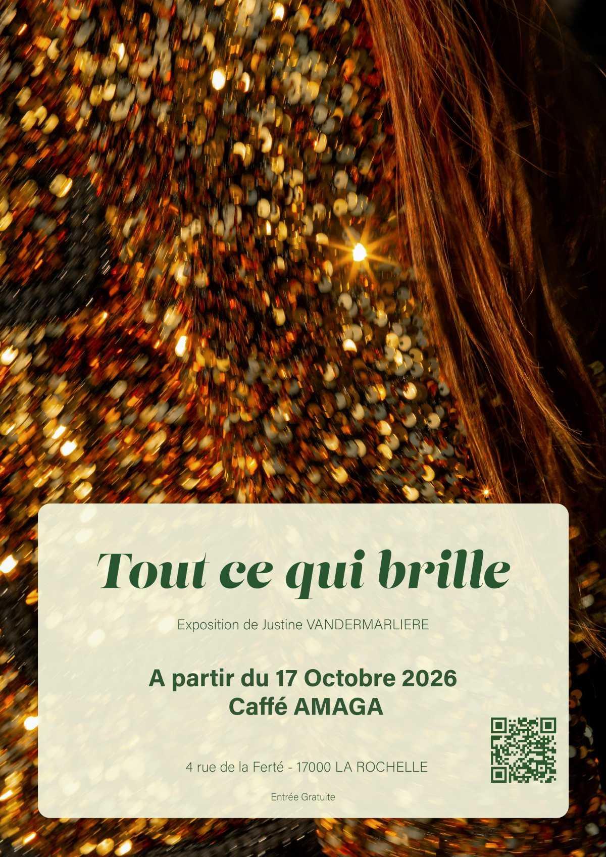 ⭐ Vernissage de l'exposition Tout ce qui brille au café Amaga