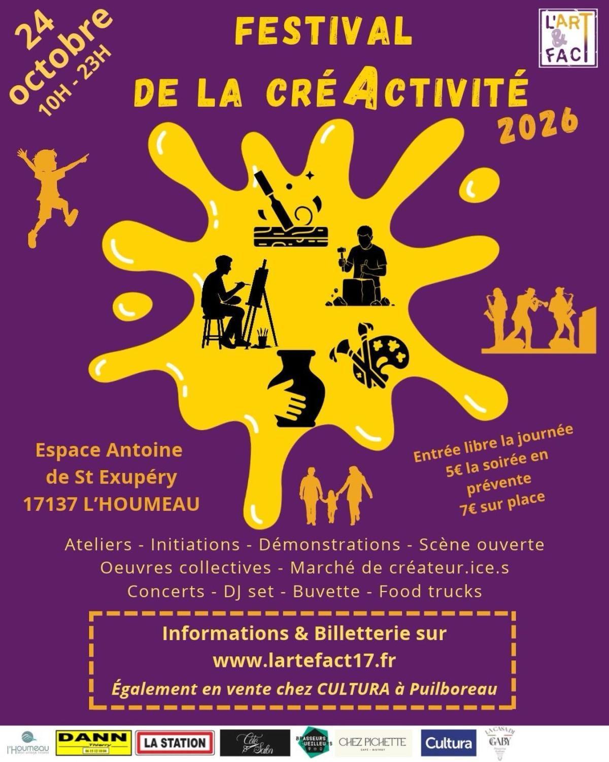 Festival de la CréActivité à l'Espace Antoine de Saint-Exupéry Festival de la CréActivité à l'Espace Antoine de Saint-Exupéry
