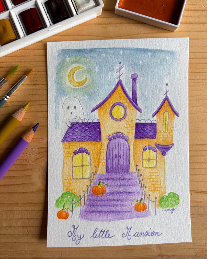 ⭐ Atelier aquarelle spécial Halloween à L'atelier des Possibles ⭐ Atelier aquarelle spécial Halloween à L'atelier des Possibles