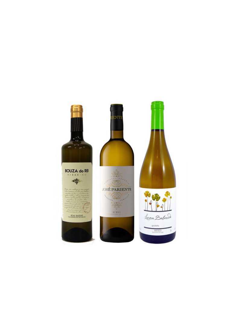 3 vinos blancos con maridaje