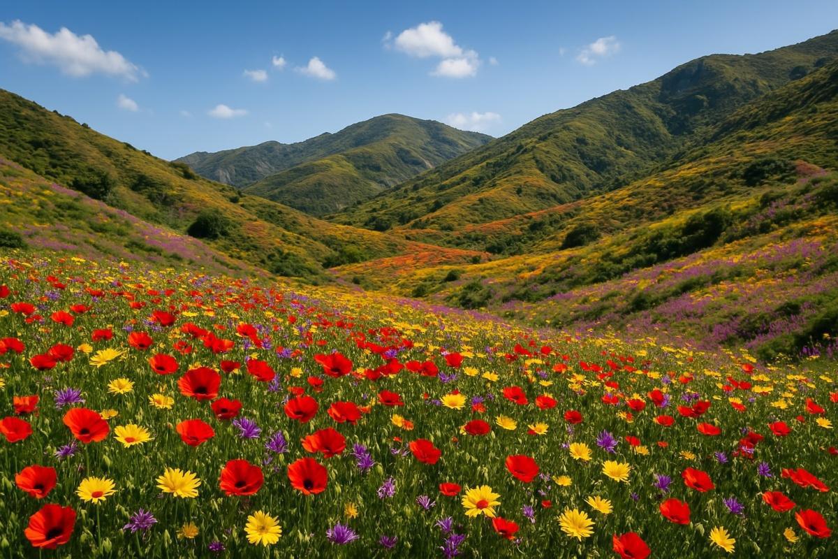 A Amendolea na Primavera: Florescimento Espetacular