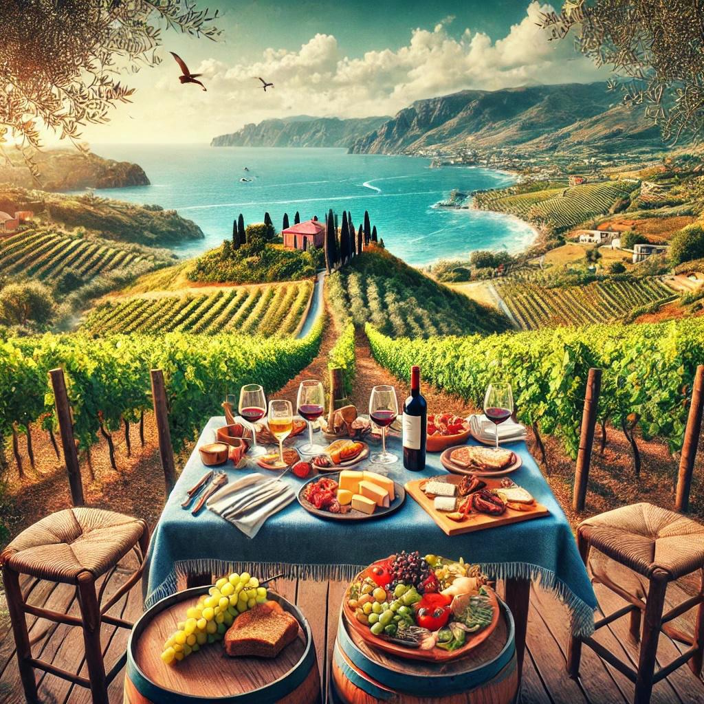 Tour Œnogastronomique de la Costa Viola : Un Voyage entre Saveurs et Paysages à Couper le Souffle
