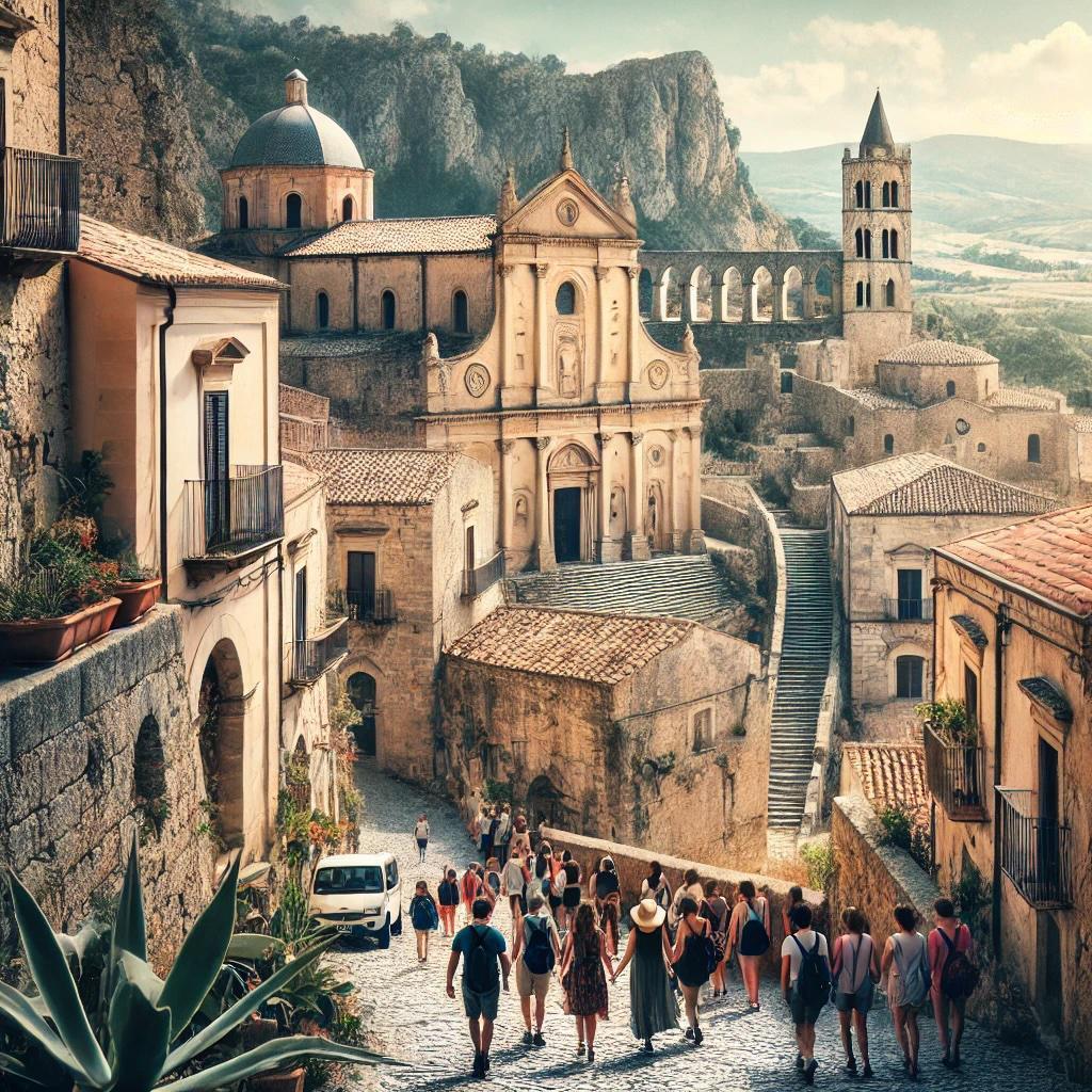 Passeio ao Vilarejo de Gerace e a Locri Epizefiri: Uma Viagem pela História Medieval e pela Grécia Antiga