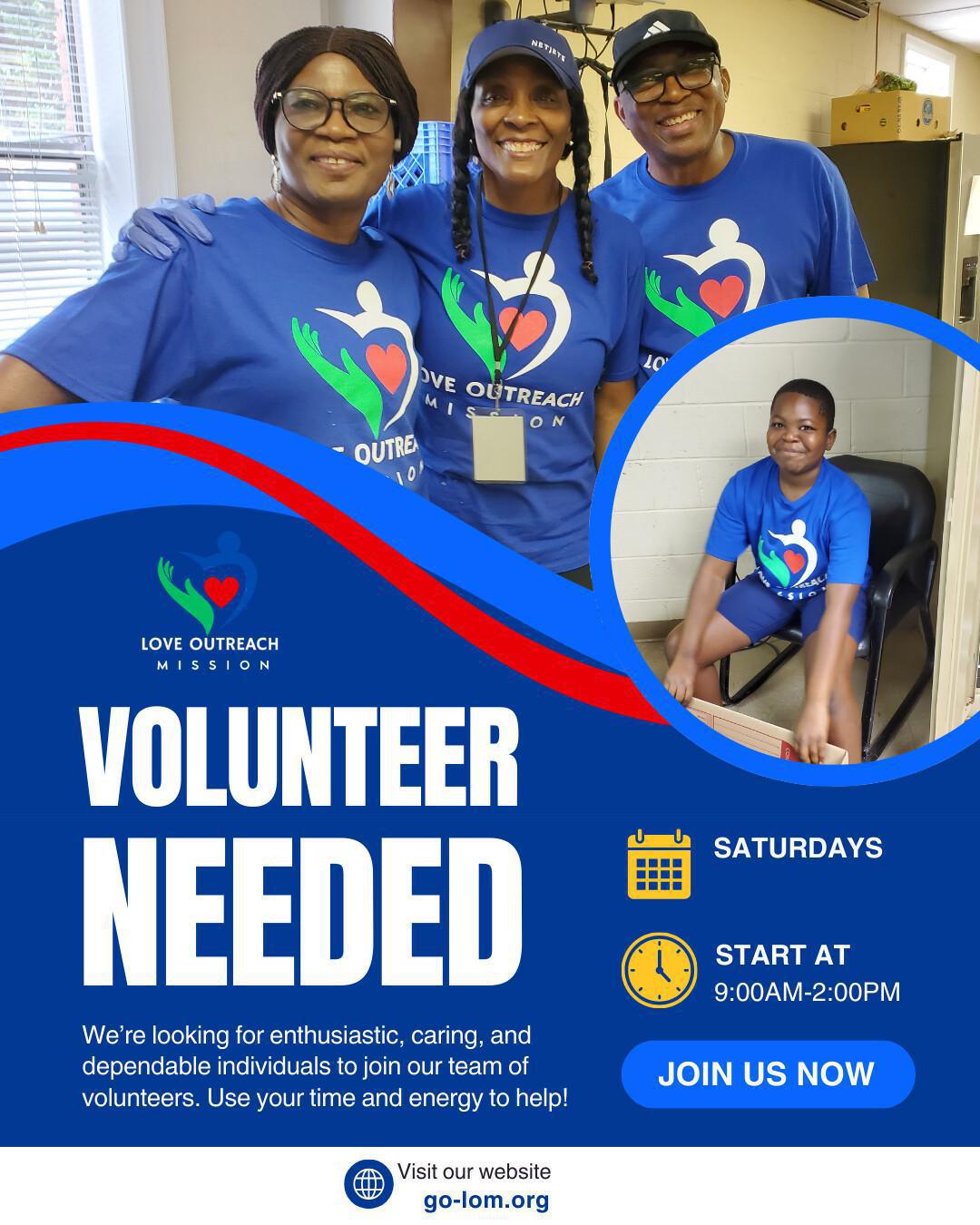 Food Pantry: Love Outreach Missions Saturdays 9:00AM to 2:00 PM Food Pantry: Love Outreach Missions Saturdays 9:00AM to 2:00 PM