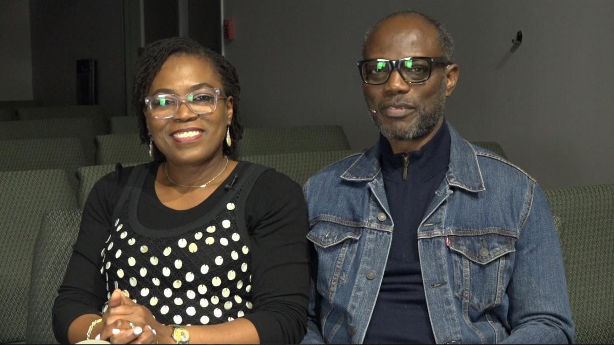 Behind the pew with Pastor Lanre and Sumbo Omonaiye