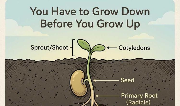 You Have to Grow Down Before You Grow Up!