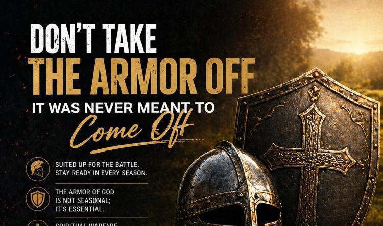 You Put the Armor On… So Don't Take it Off!