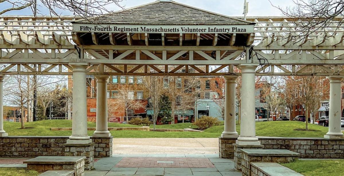 The 54th Regiment Massachusetts Volunteer Infantry Plaza, New Bedford, Mass. 