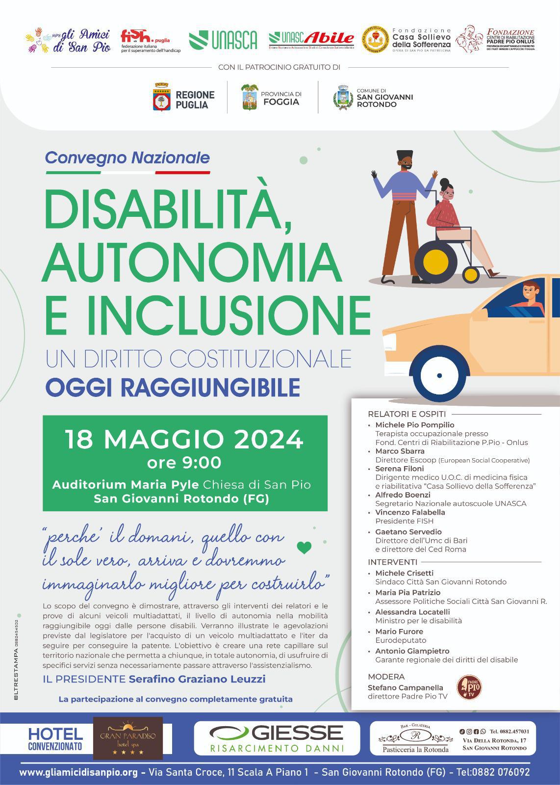 Convegno Nazionale – Disabilità, Autonomia e Inclusione