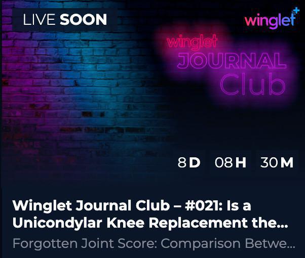 Unicondylar Knee Replacement the Ultimate Forgotten Joint?