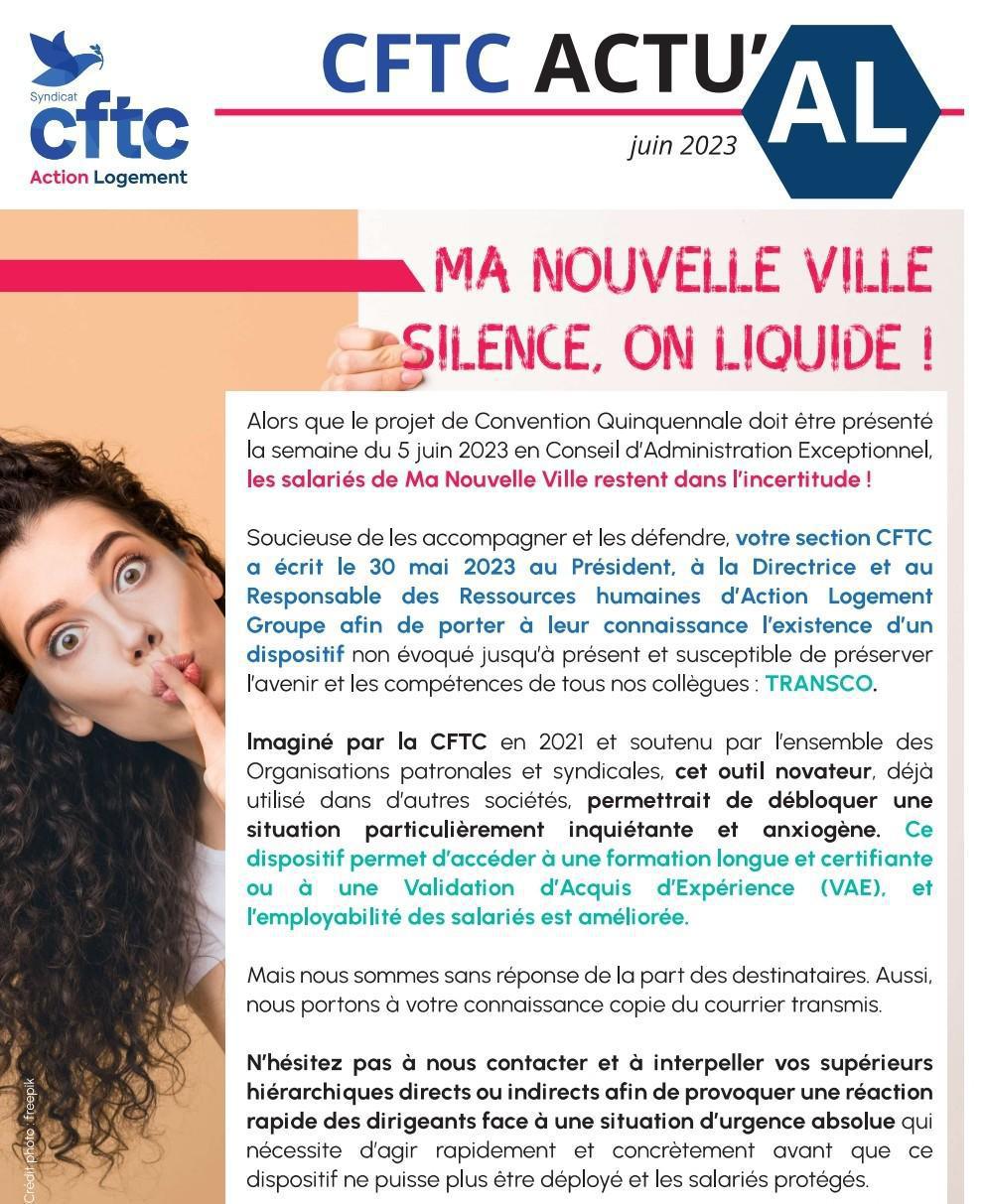 Ma nouvelle ville, silence on liquide !