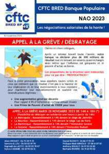 Négociations Salariales – Débrayages et grèves dans le secteur bancaire