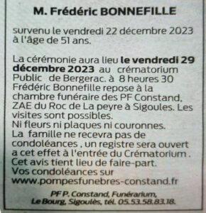 Un dernier hommage
