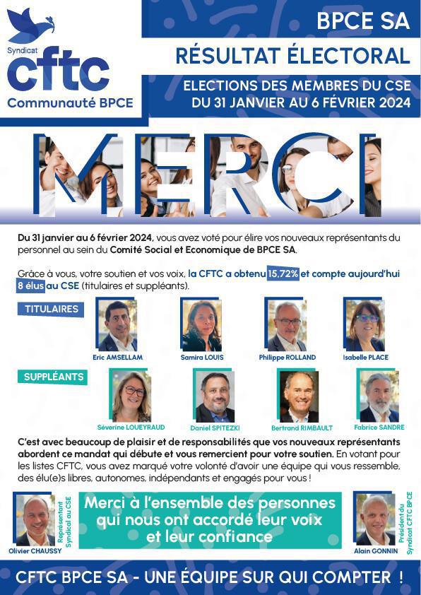 Elections Professionnelles BPCE SA