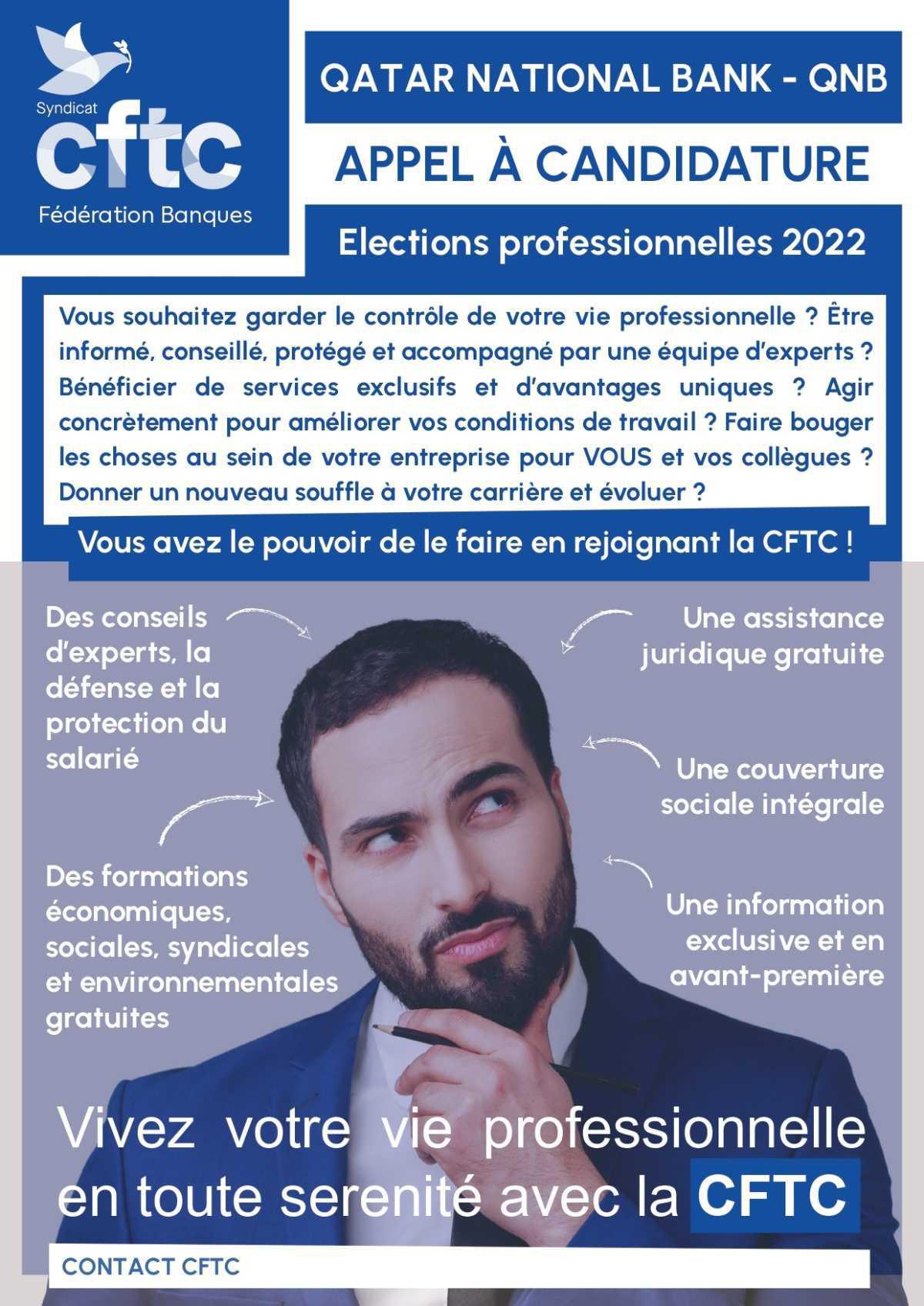 Appel à candidature homme / QNB