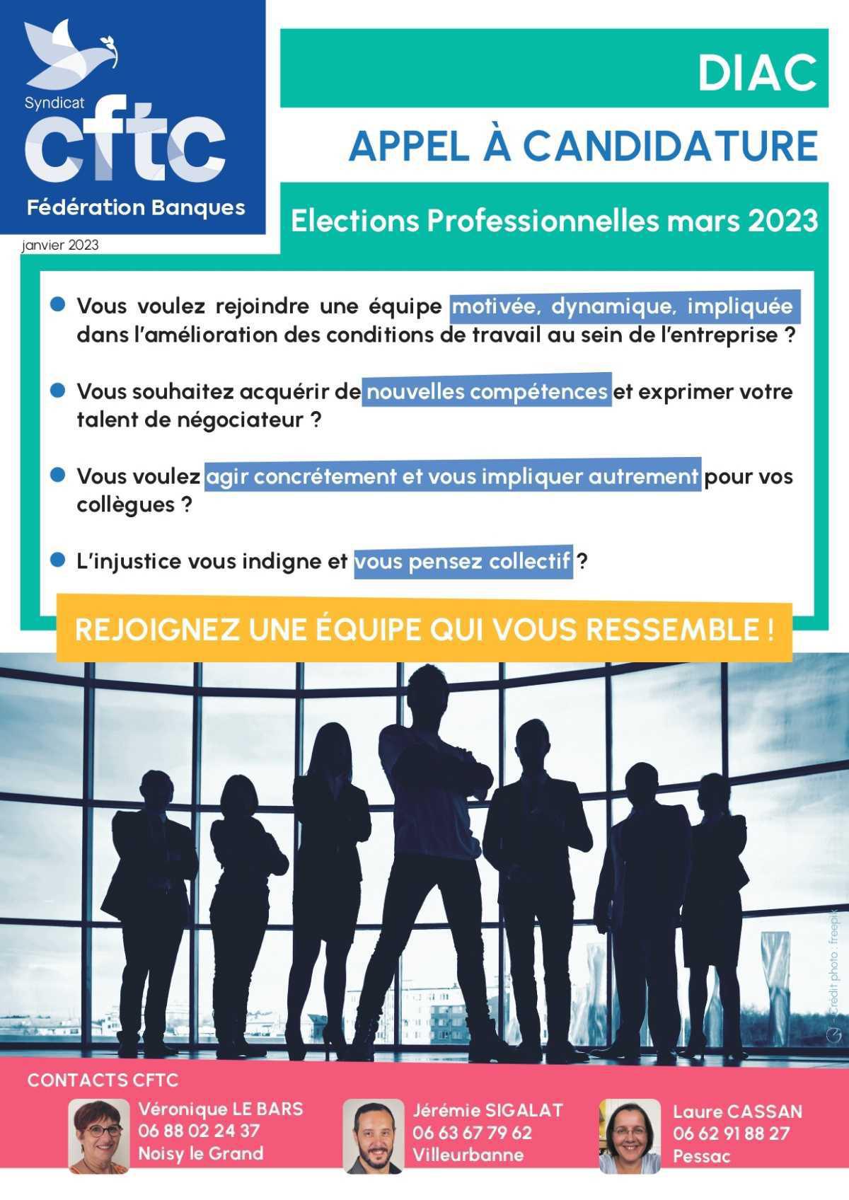 Appel à candidature / DIAC