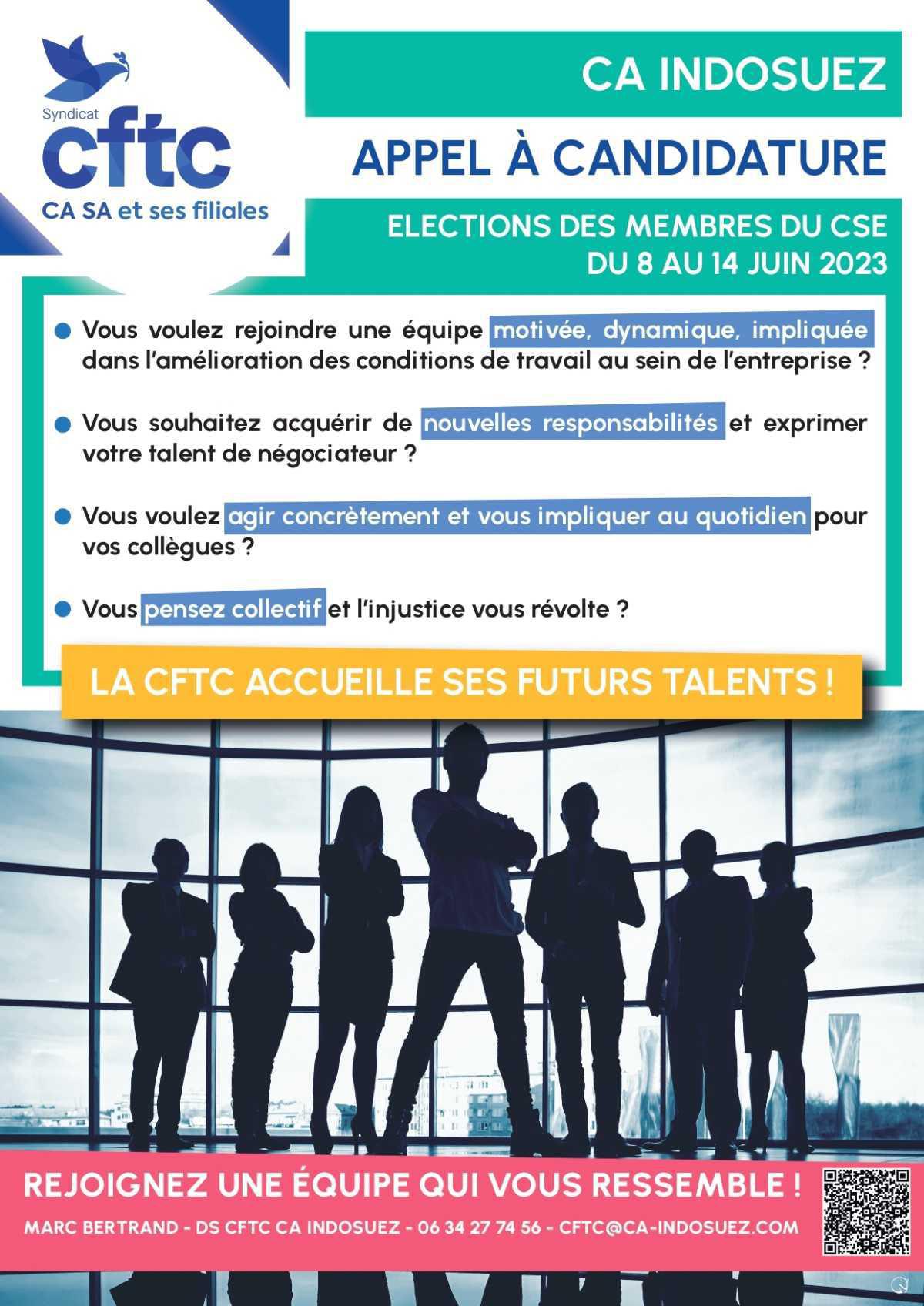 Appel à candidature / CA Indosuez