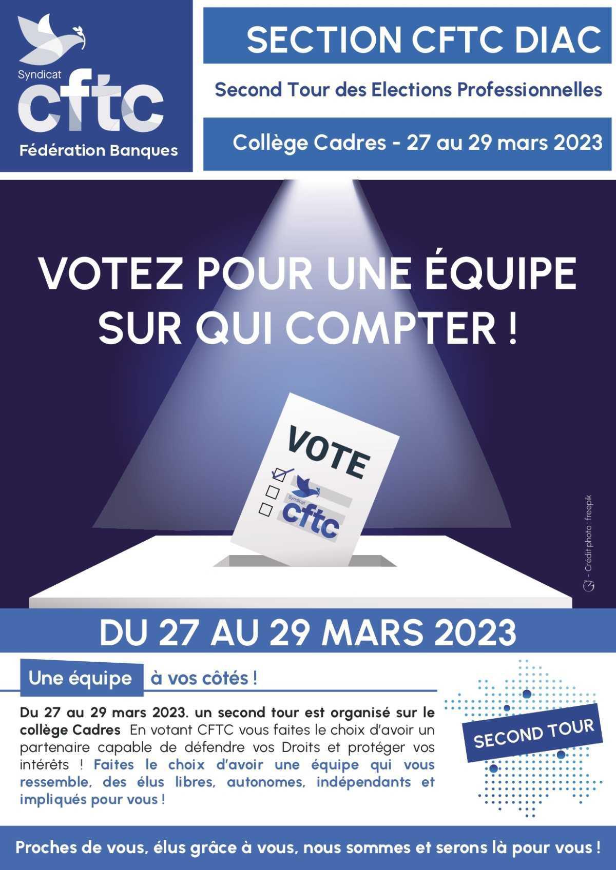 Profession de foi 2è tour / DIAC