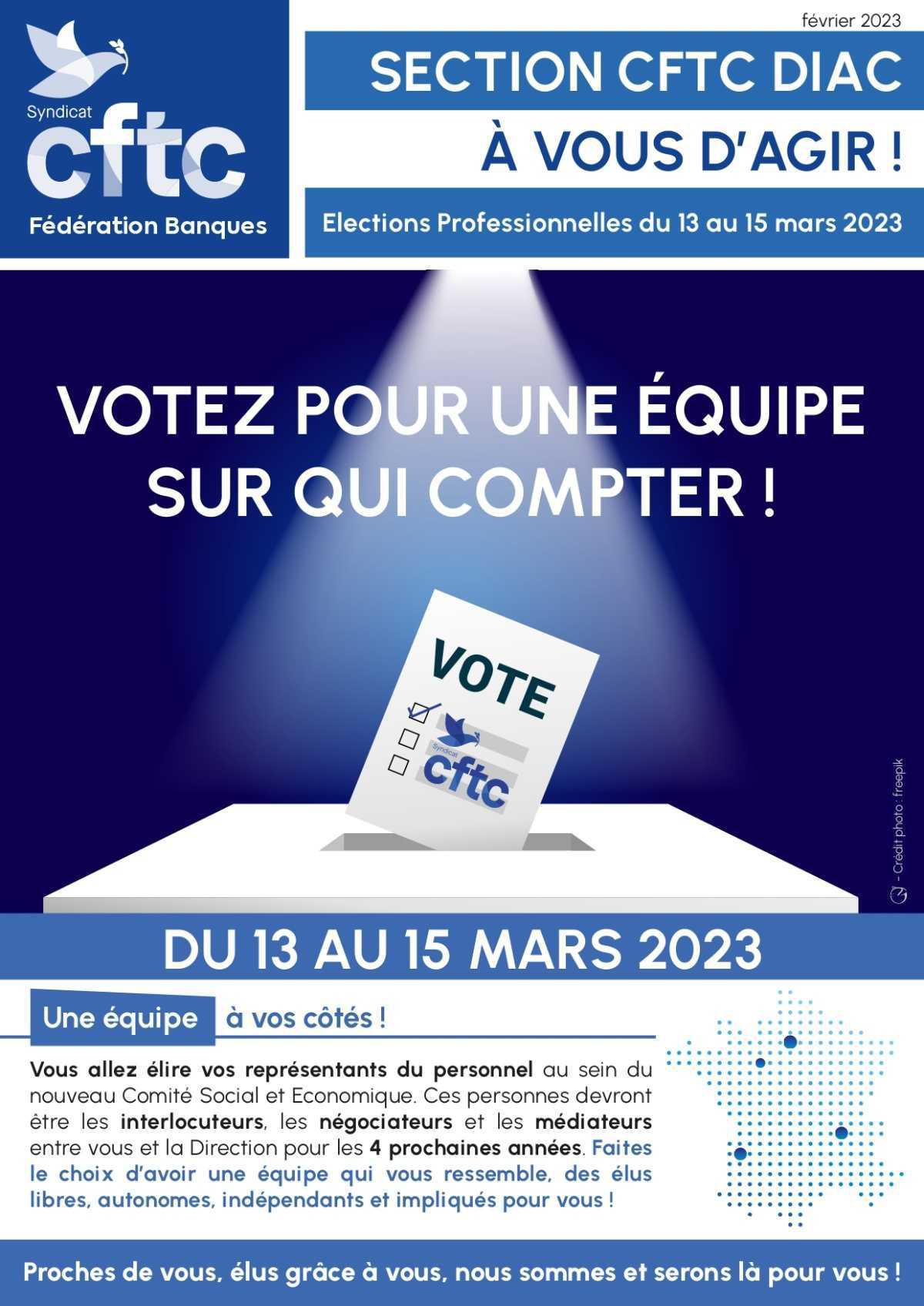 Profession de foi 1er tour / DIAC