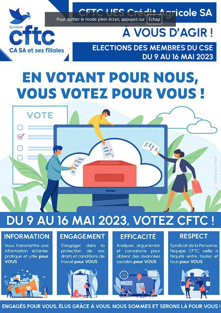 Profession de foi 4 pages CA SA