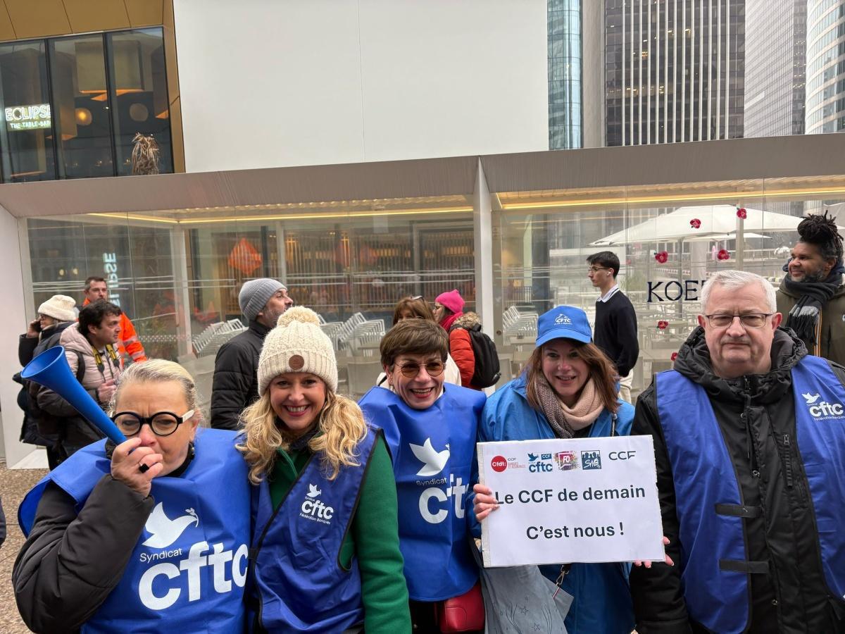 Grève au CCF - Une mobilisation historique Grève au CCF - Une mobilisation historique