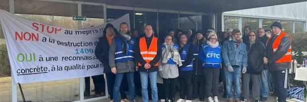 Grève au CCF - Une mobilisation historique Grève au CCF - Une mobilisation historique