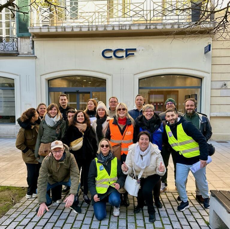 Grève au CCF - Une mobilisation historique Grève au CCF - Une mobilisation historique
