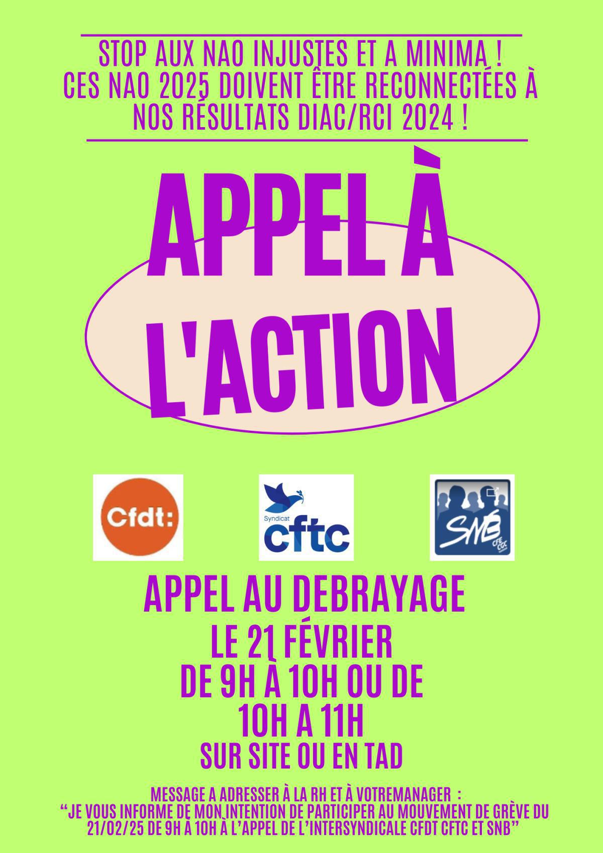 NAO chez Mobilize Financial Services - L'intersyndicale appelle au débrayage NAO chez Mobilize Financial Services - L'intersyndicale appelle au débrayage