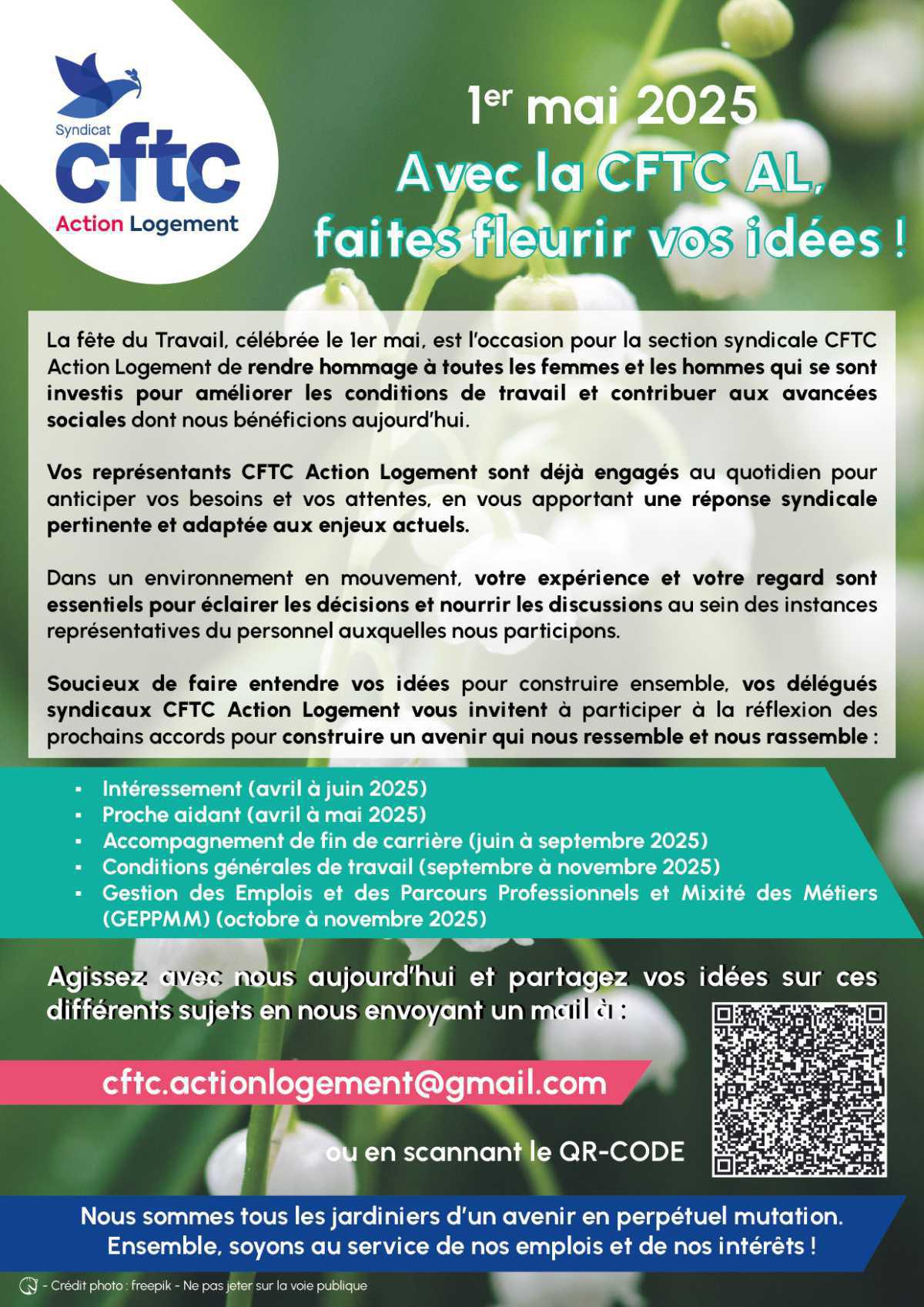 La CFTC - Le Syndicat qui souhaite votre BONHEUR ! La CFTC - Le Syndicat qui souhaite votre BONHEUR !