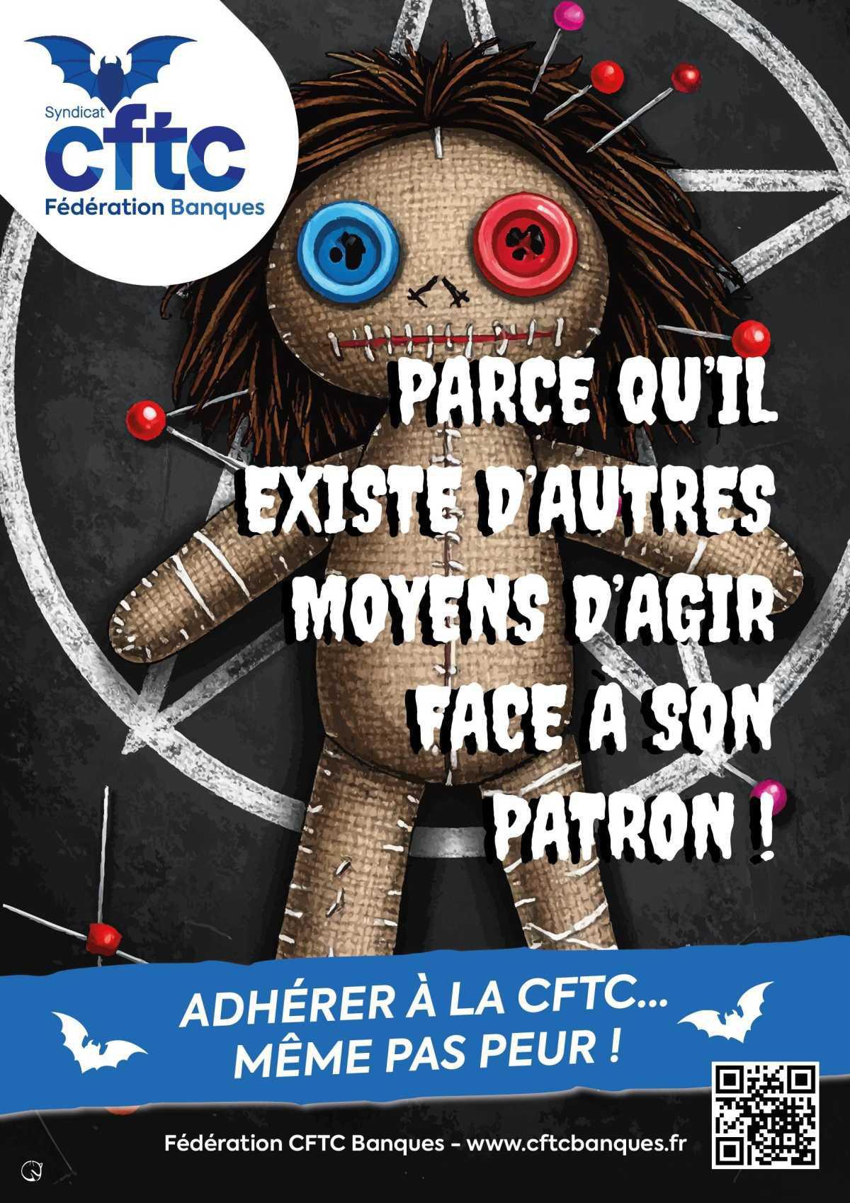 Adhérer à la CFTC... même pas peur ! Adhérer à la CFTC... même pas peur !