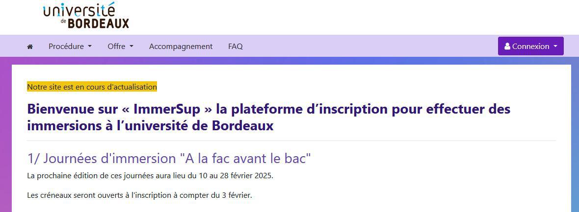 Les rendez-vous de l'orientation organisés par l'Université de Bordeaux