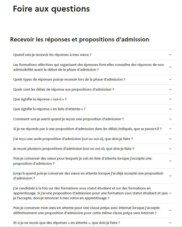 Parcoursup 2025 - Partie 2/2 (Période d'admission dans les formations)