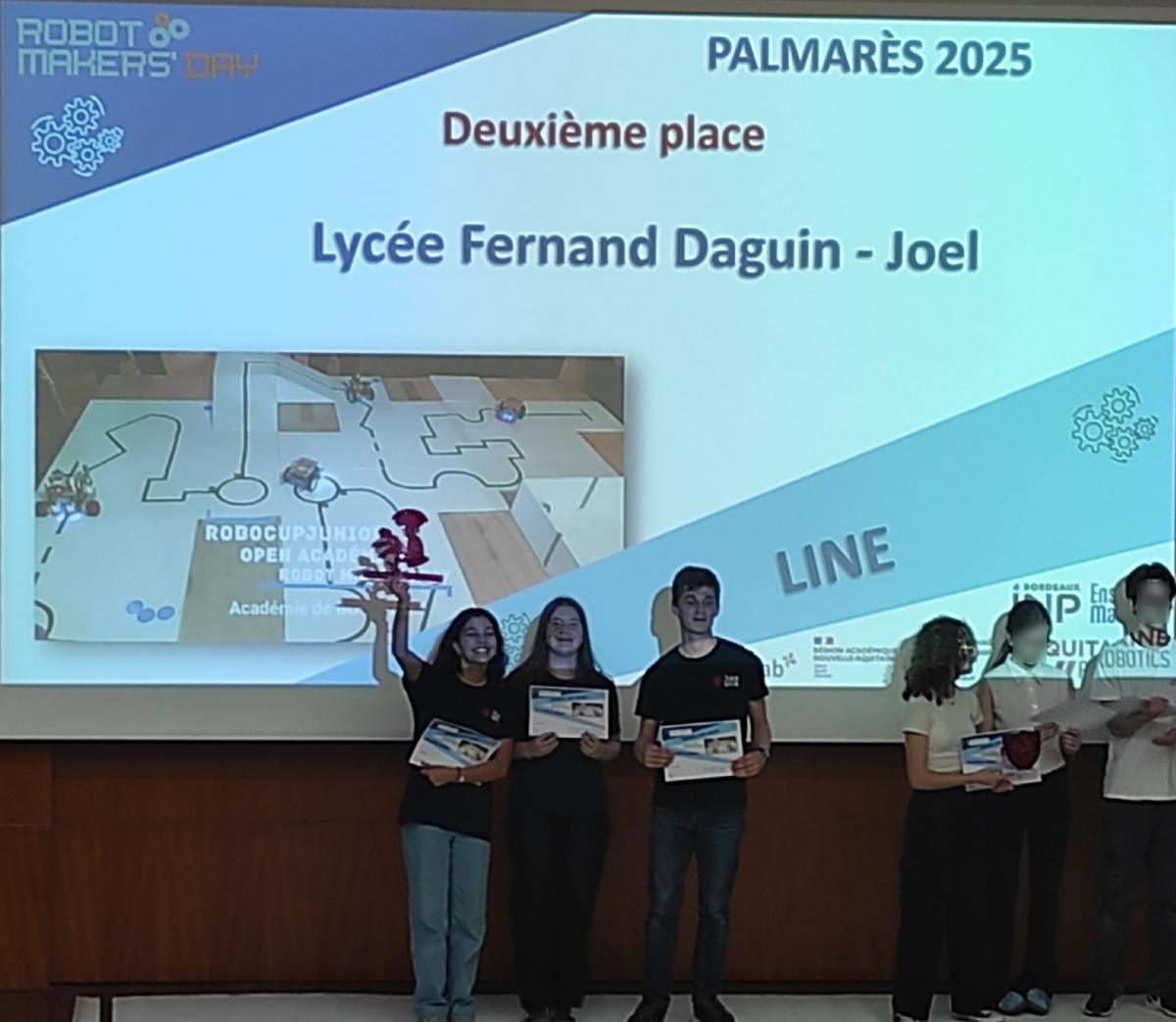 Les équipes de notre Club Robot récompensées Les équipes de notre Club Robot récompensées