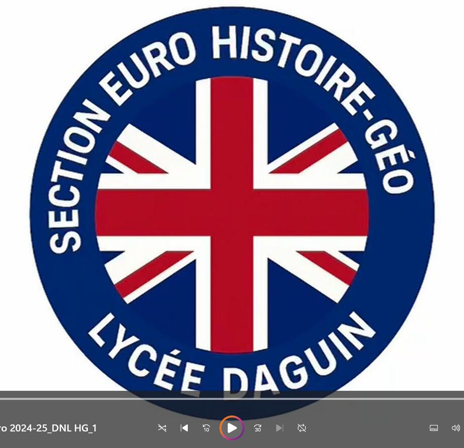 La classe de Tle - section euro "anglais" HG raconte son expérience