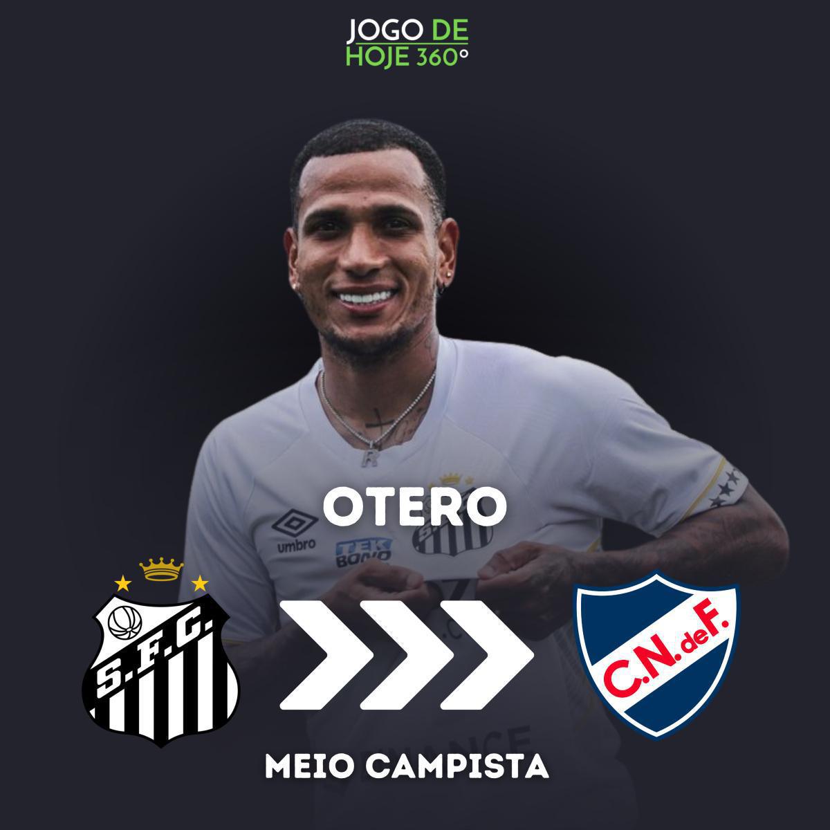 Otero; Santos > Nacional Uruguai Otero; Santos > Nacional Uruguai