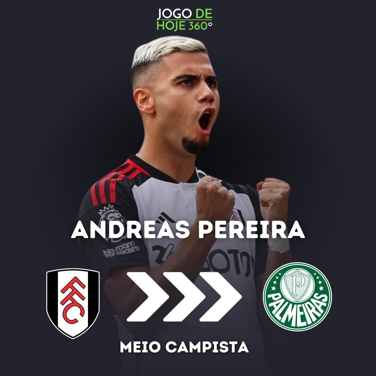 Andreas Pereira; Fulham > Palmeiras Andreas Pereira; Fulham > Palmeiras