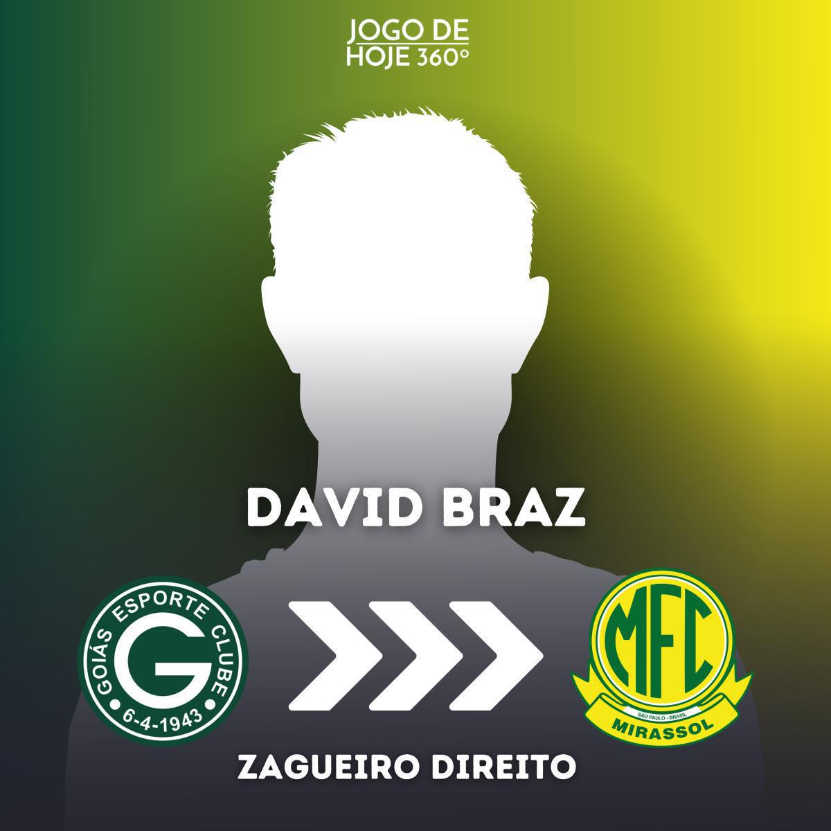 David Braz; Goiás > Mirassol David Braz; Goiás > Mirassol