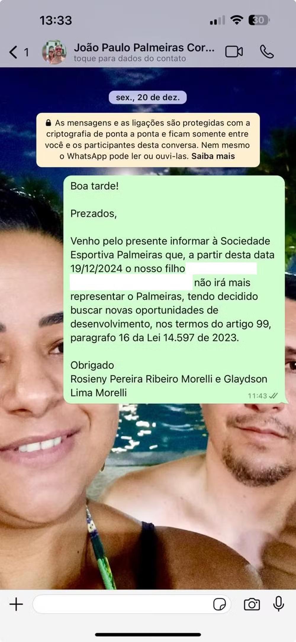 Agente faz acusações contra diretor do Palmeiras em denúncia envolvendo o Corinthians: "Faltou ética"