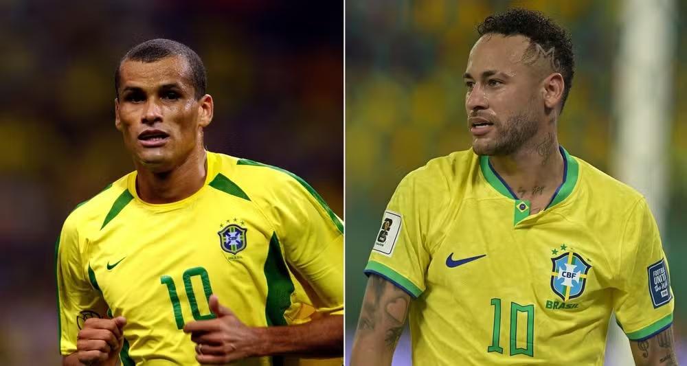 Neymar afirma que substituiria Rivaldo na seleção de 2002 e gera reação de ex-campeão mundial