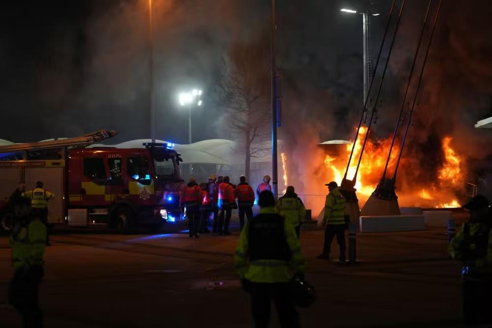 Incêndio próximo ao estádio do City preocupa torcedores antes do jogo decisivo da Champions