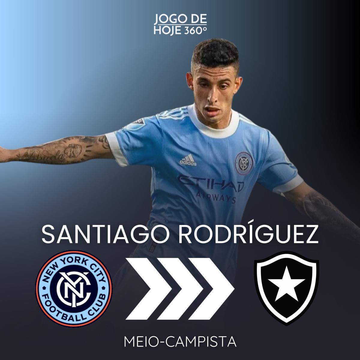 Santiago Rodríguez; New York City > Botafogo Santiago Rodríguez; New York City > Botafogo