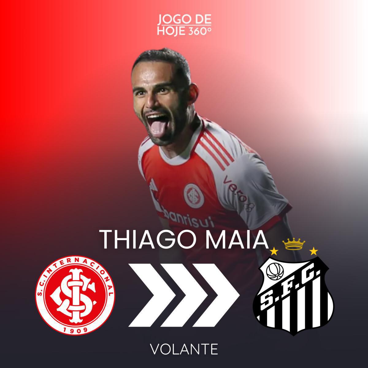 Thiago Maia; Internacional > Santos Thiago Maia; Internacional > Santos