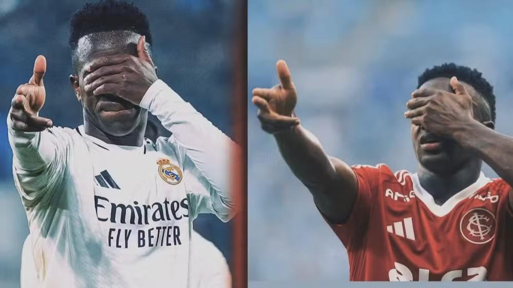 Apelidado de "Carbonicius", atacante colombiano do Inter realizará sonho de encontrar Vini Jr.