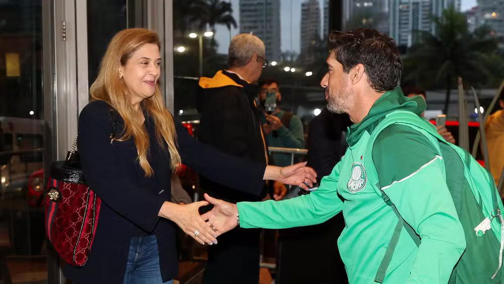 Leila garante foco de Abel no Verdão e destaca respeito à CBF: "Se houver interesse, Ednaldo me ligará"