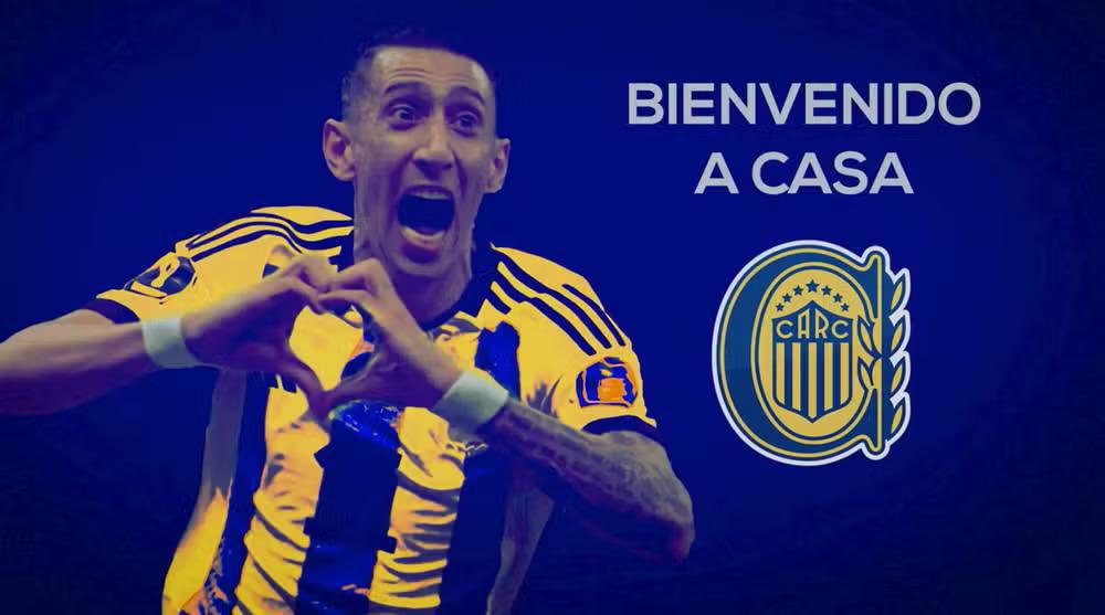 Ídolo em casa: Rosario Central oficializa retorno de Ángel Di María