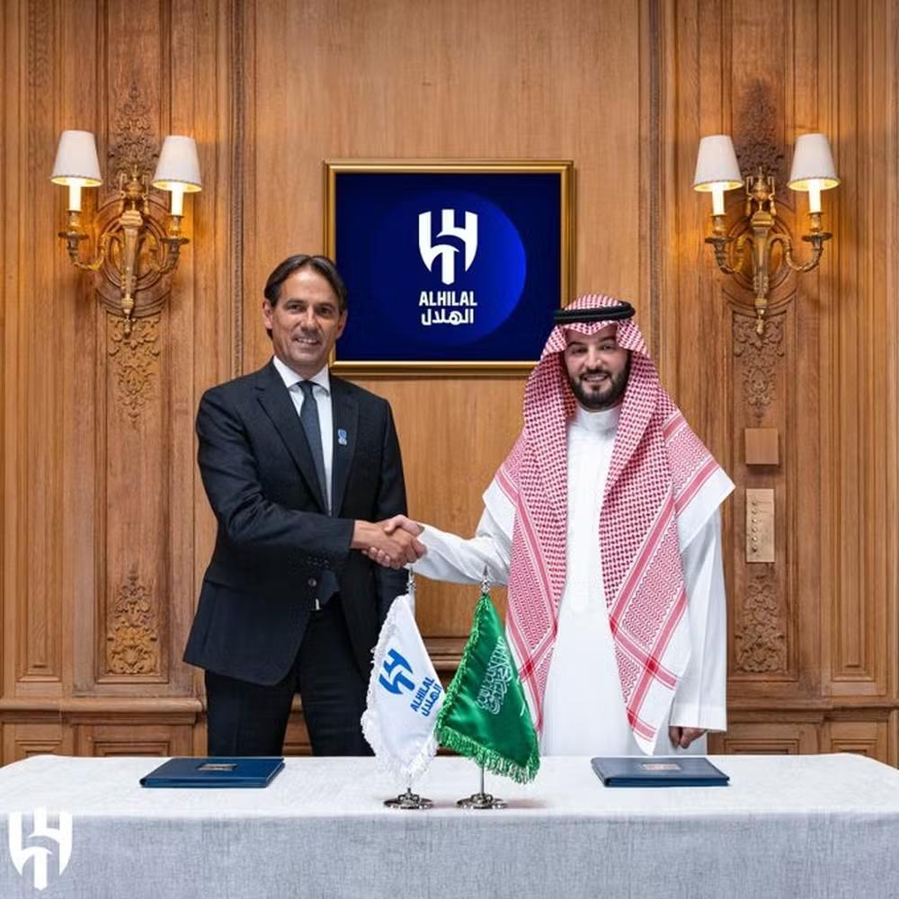 Simone Inzaghi acerta com Al-Hilal e se torna o segundo técnico mais bem remunerado do planeta