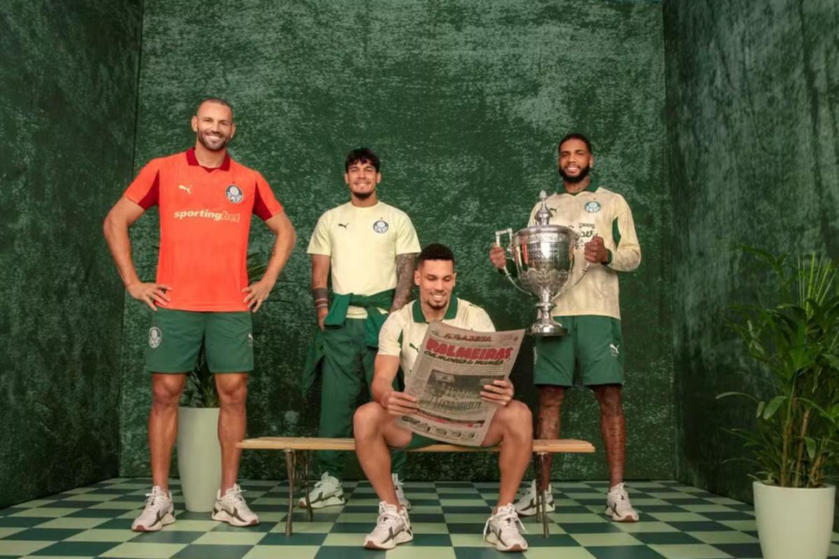 Palmeiras apresenta novo uniforme para disputar o Mundial de Clubes