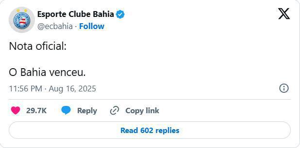Bahia cutuca o Corinthians após vitória e lembra chegada de Kauê Furquim Bahia cutuca o Corinthians após vitória e lembra chegada de Kauê Furquim