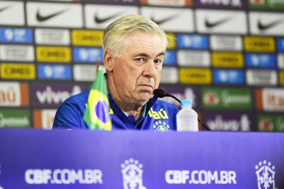 Com Copa garantida, Ancelotti aposta em novos nomes para reta final das Eliminatórias Com Copa garantida, Ancelotti aposta em novos nomes para reta final das Eliminatórias
