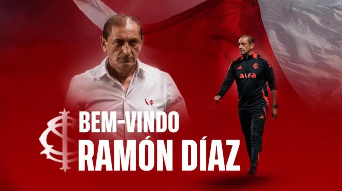 Inter confirma Ramón Díaz como novo técnico até 2026